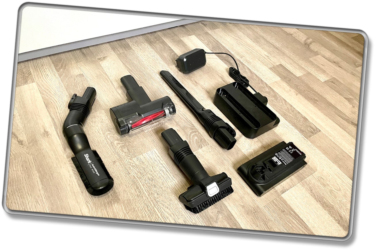 Es liegt jede Menge Zubehör im Lieferumfang dabei