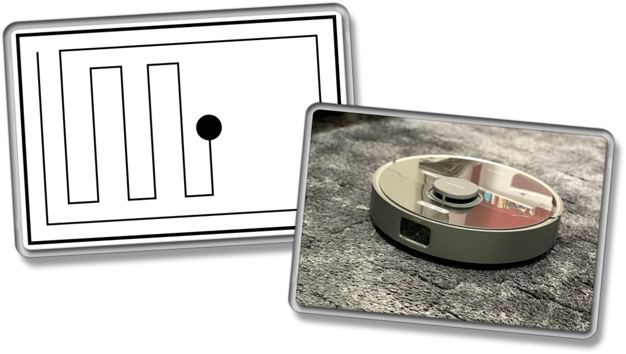 Er verfolgt bei der Navigation ein eigenes Prinzip, das sehr effizient ist. 