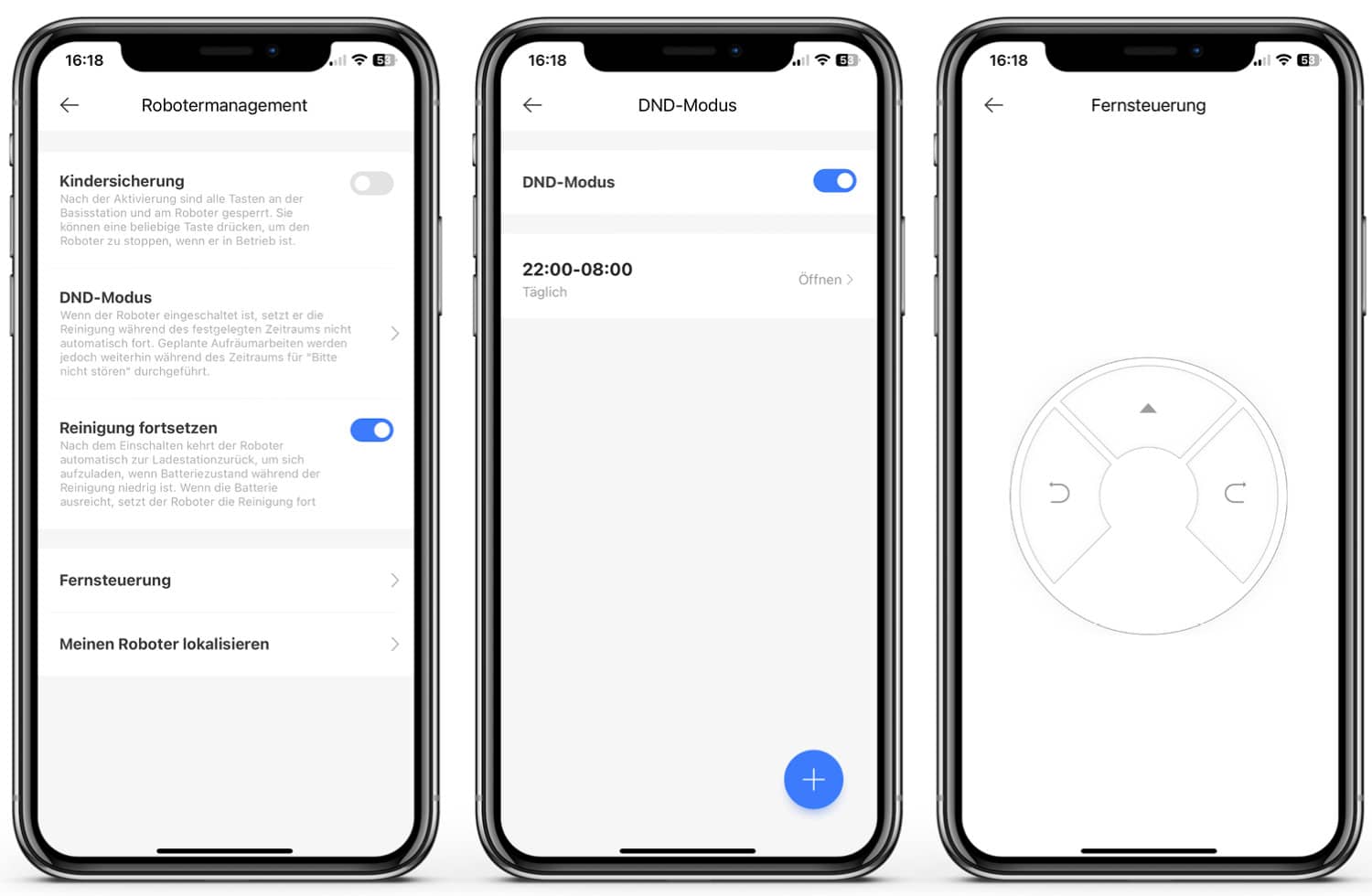 Dreame D10s Pro & Plus - App - Einstellungen