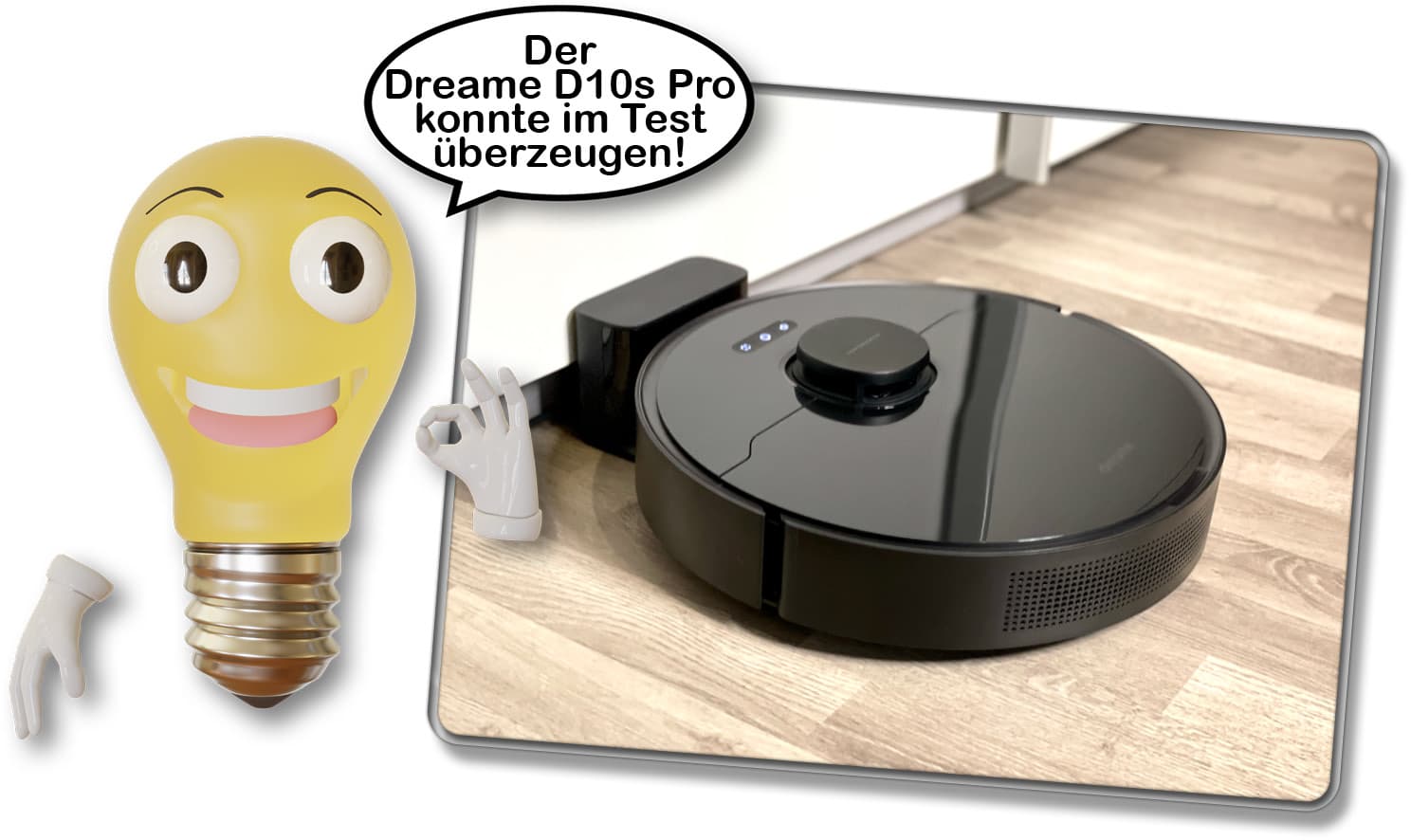 Der Dreame D10s Pro hat sich in unserem Test gut geschlagen. 