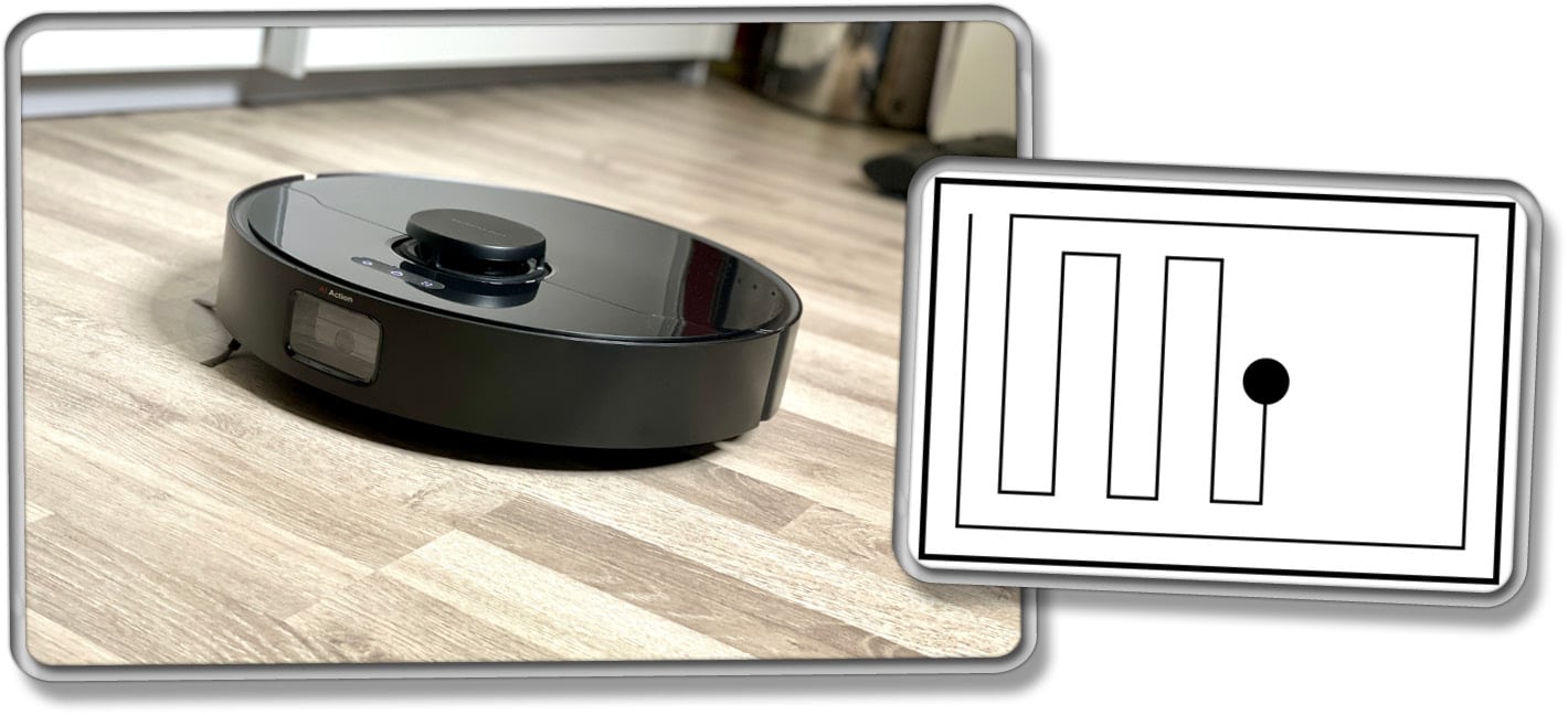 Dank Lasernavigation navigiert der Dreame D10s Pro intelligent. 