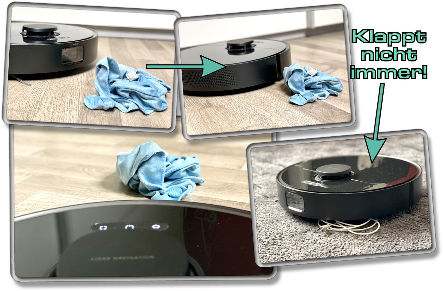 Auf die Obstacle Avoidance ist nicht zu 100 Prozent verlass. 