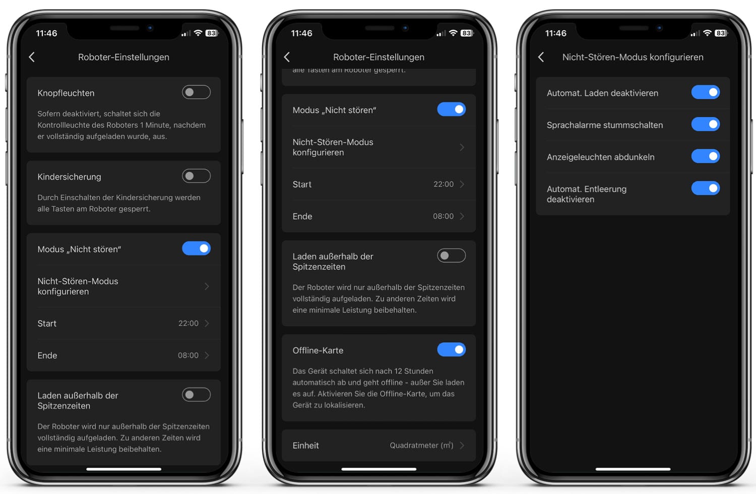 Roborock S8 Pro Ultra - App: Robotereinstellungen