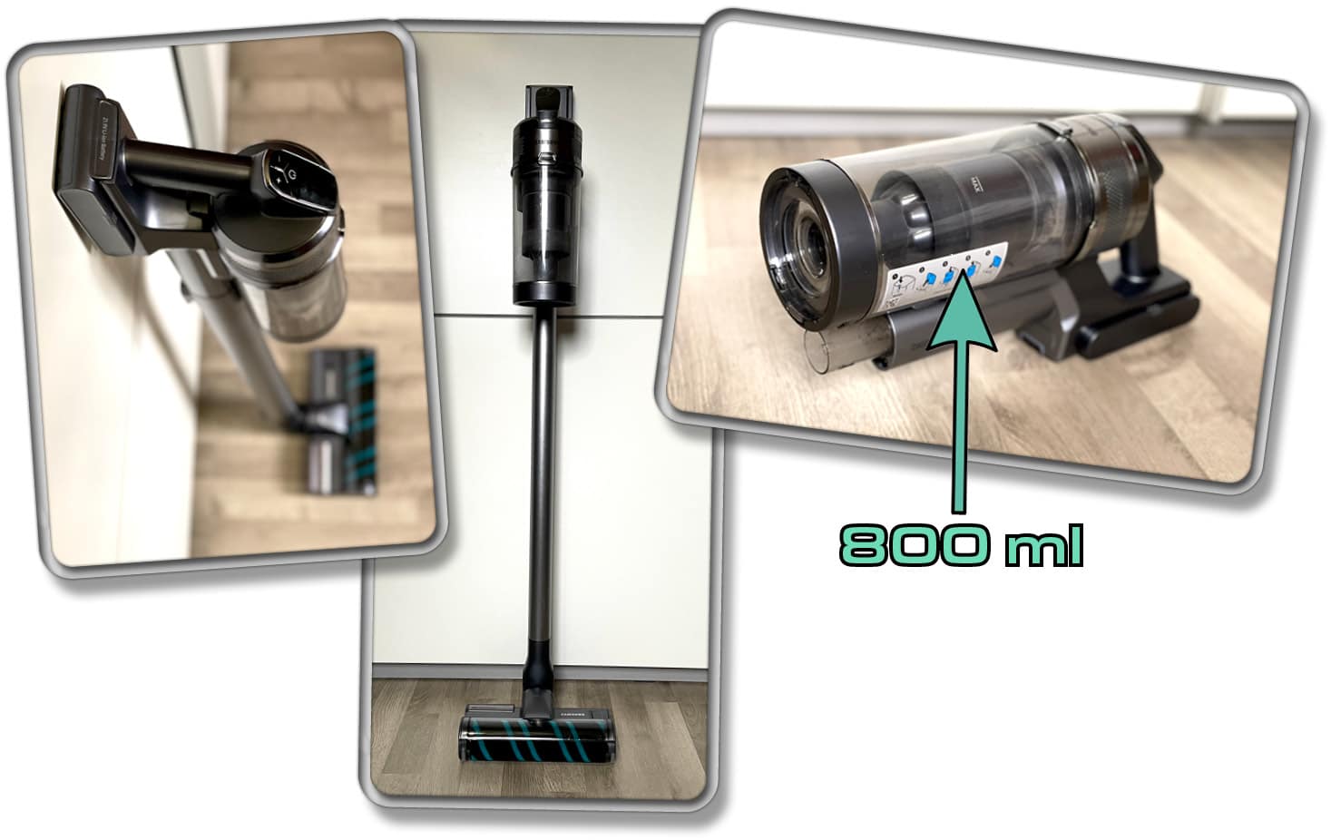 Der Staubtank des Samsung Jet 75 ist großzügig bemessen