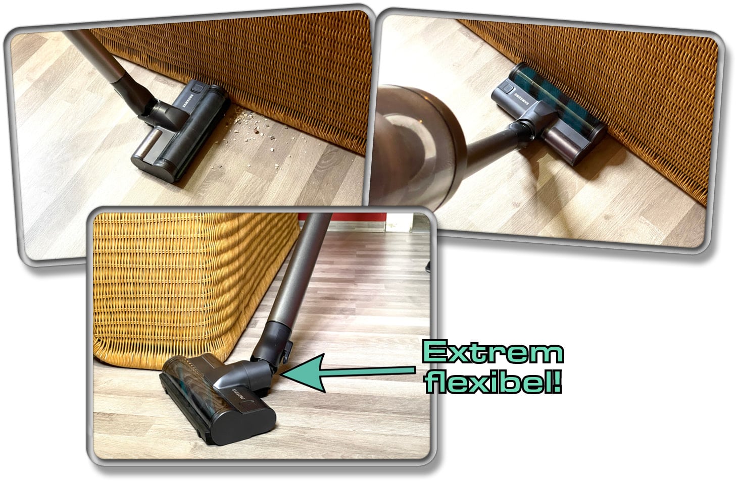 Die Randreinigung hat auf anhieb geklappt