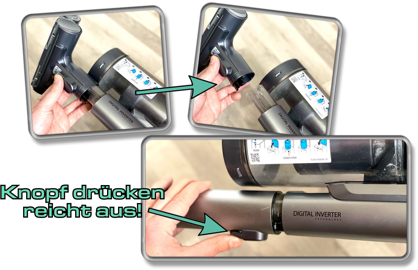 Ein flexibles Stecksystem ermöglicht den schnellen und kinderleichten Austausch der Adapter