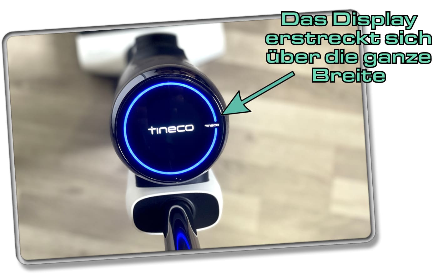 Der Tineco Floor One S5 Pro verfügt über ein hervorragendes Display