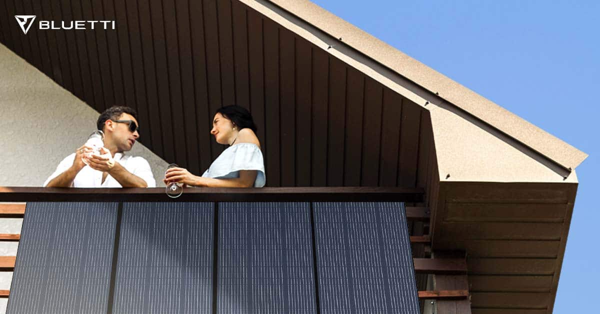 BLUETTI Balkonkraftwerk