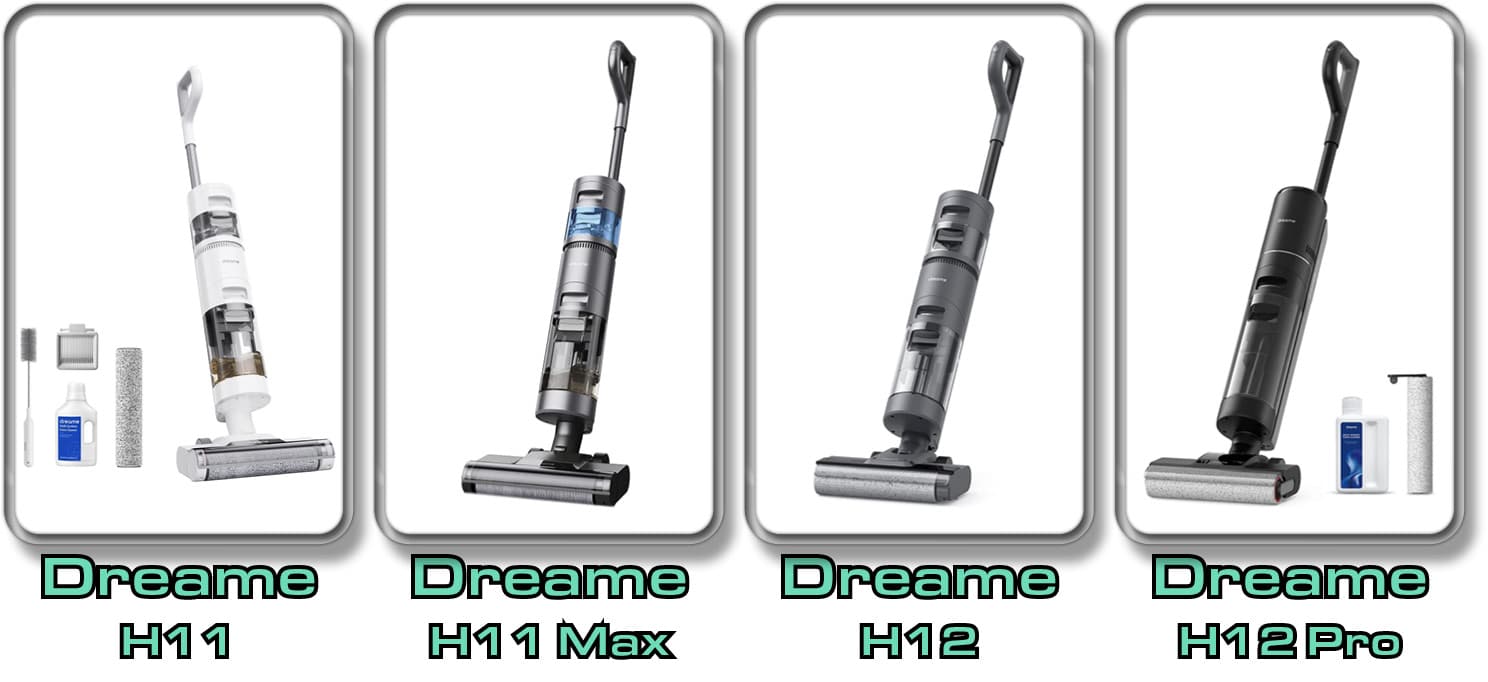 Dreame H-Familie – Unterschiede