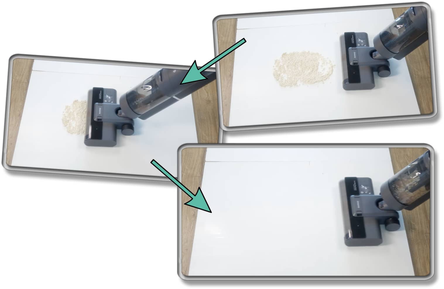 Auch mit dickflüssigen Verschmutzungen kommt der Dreame H12 bestens zurecht. 