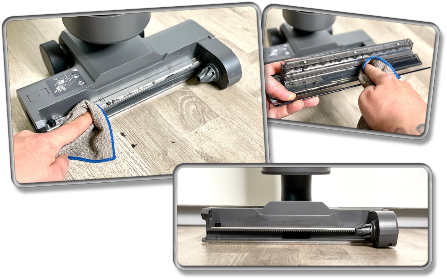 Dreame H12 - Hinter der Bodenbürste versteckt sich oft hartnäckiger Schmutz. 