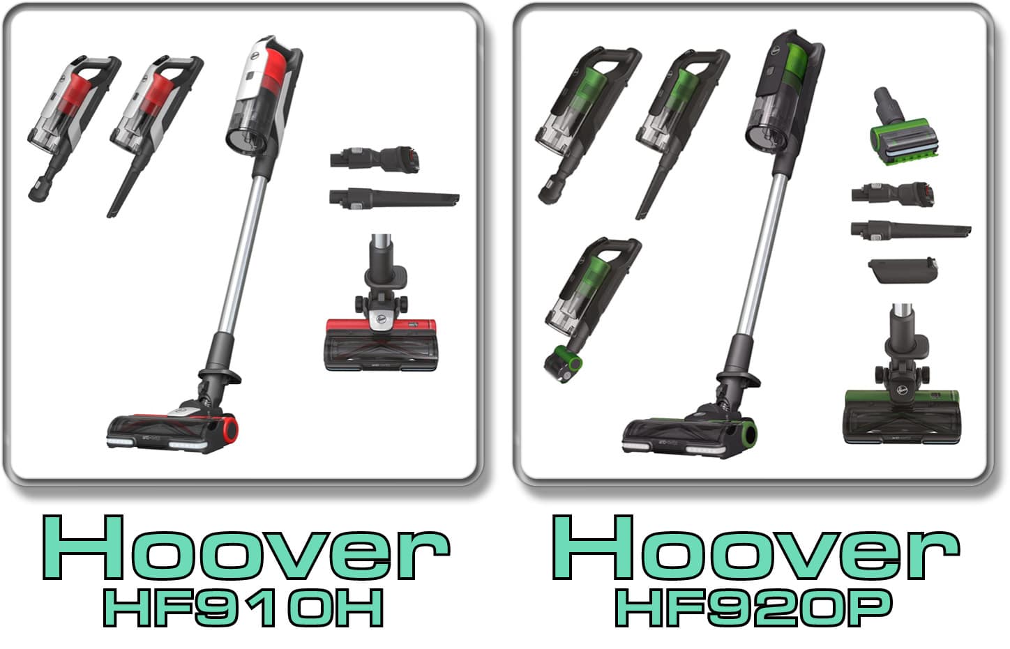 Hoover HF010H & HF920P - Unterschiede