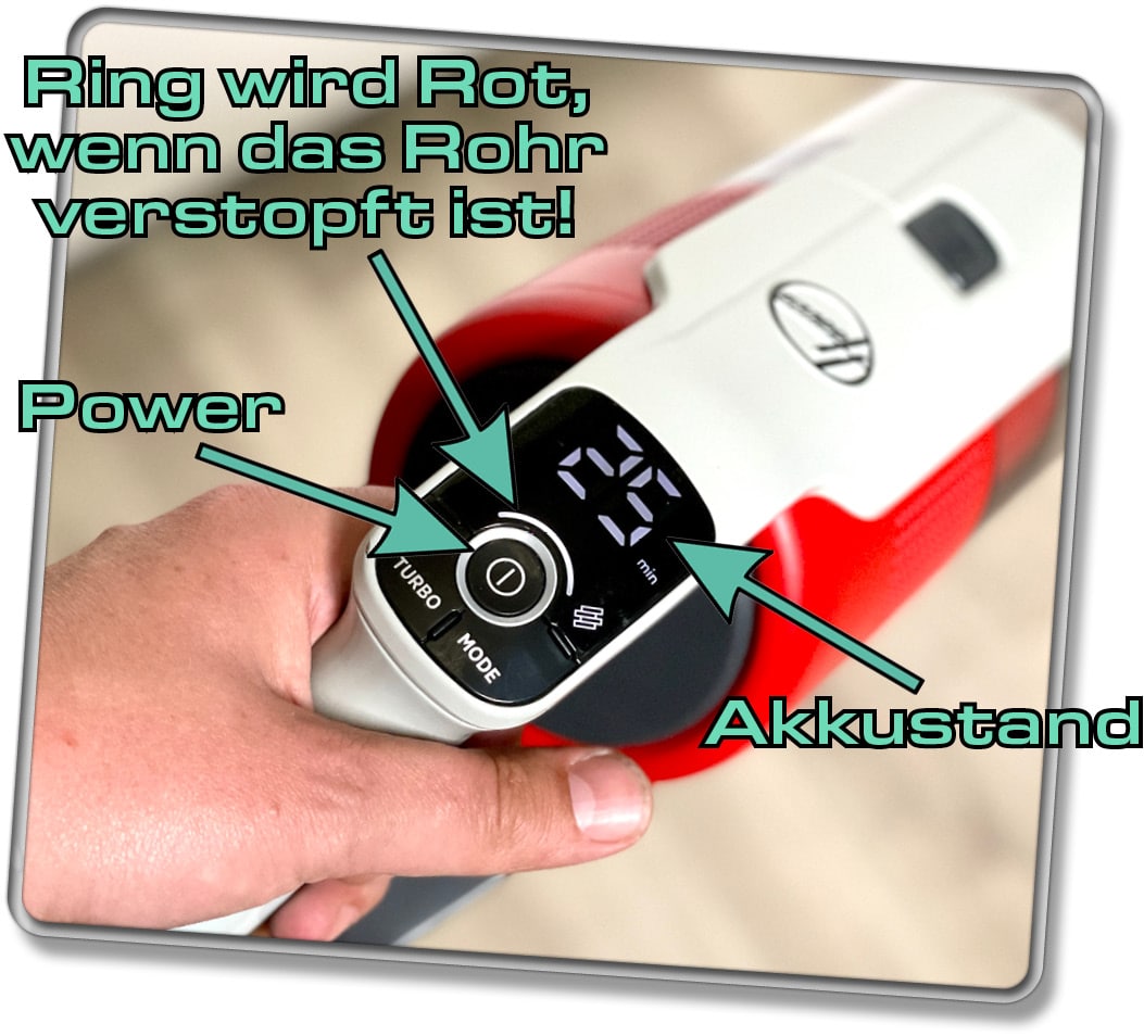 Hoover HF910H - Das Display