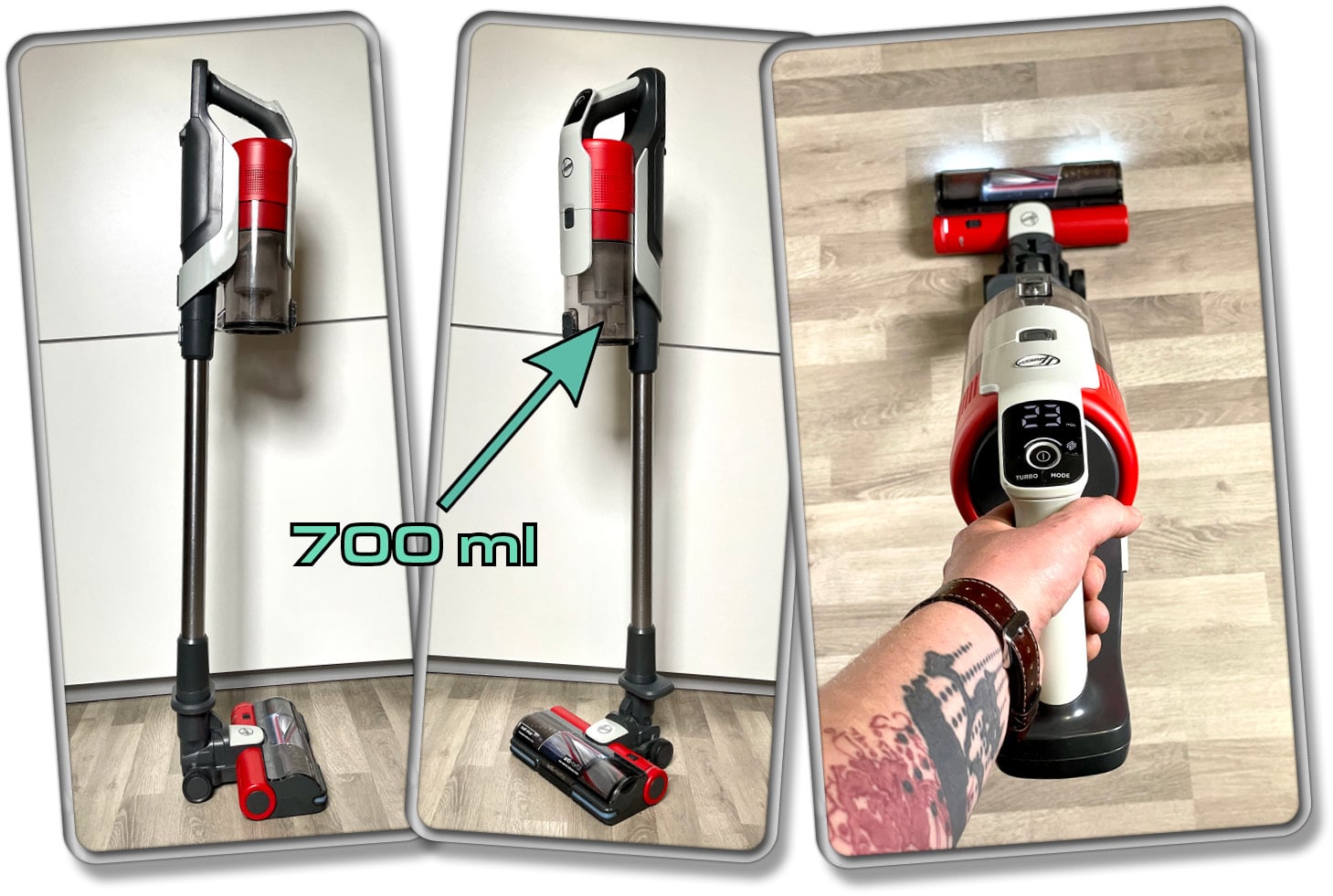 Hoover HF910H - So sieht der Akkusauger aus