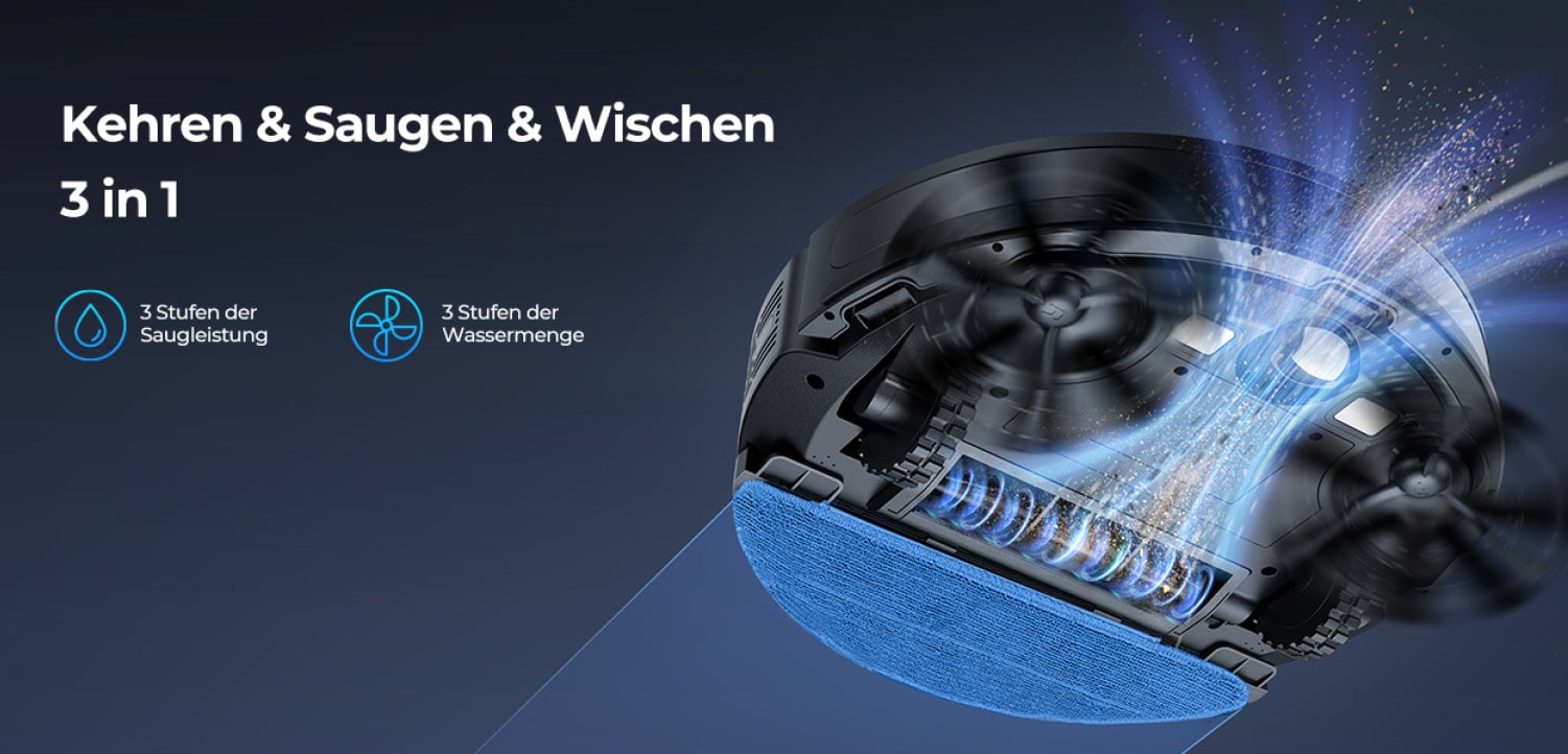 Saug- und Wischleistung