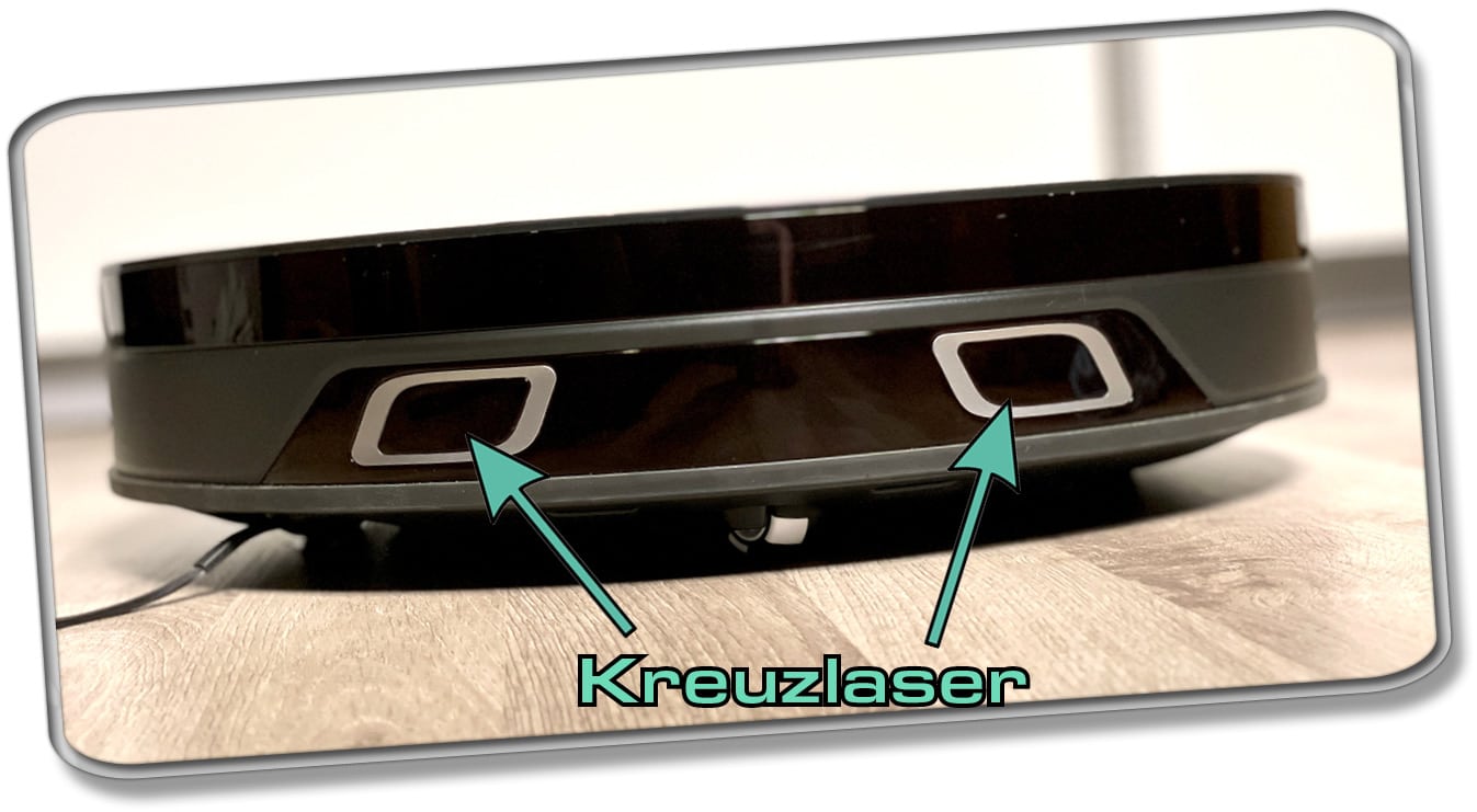 Hier sitzt die Obstacle Avoidance des MEDION X50 SW