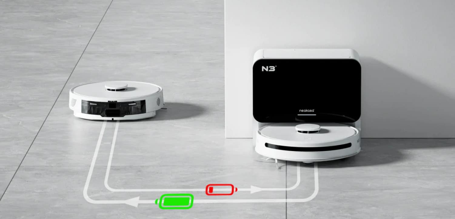 Neakasa NoMo N3 - Rückkehr zur Ladestation bei leerem Akku