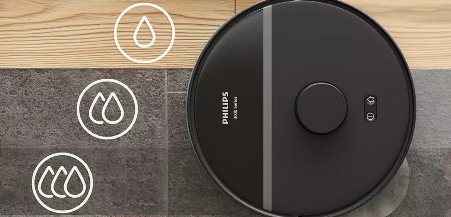 Philips HomeRun 3000 Series Aqua - Wischfunktion
