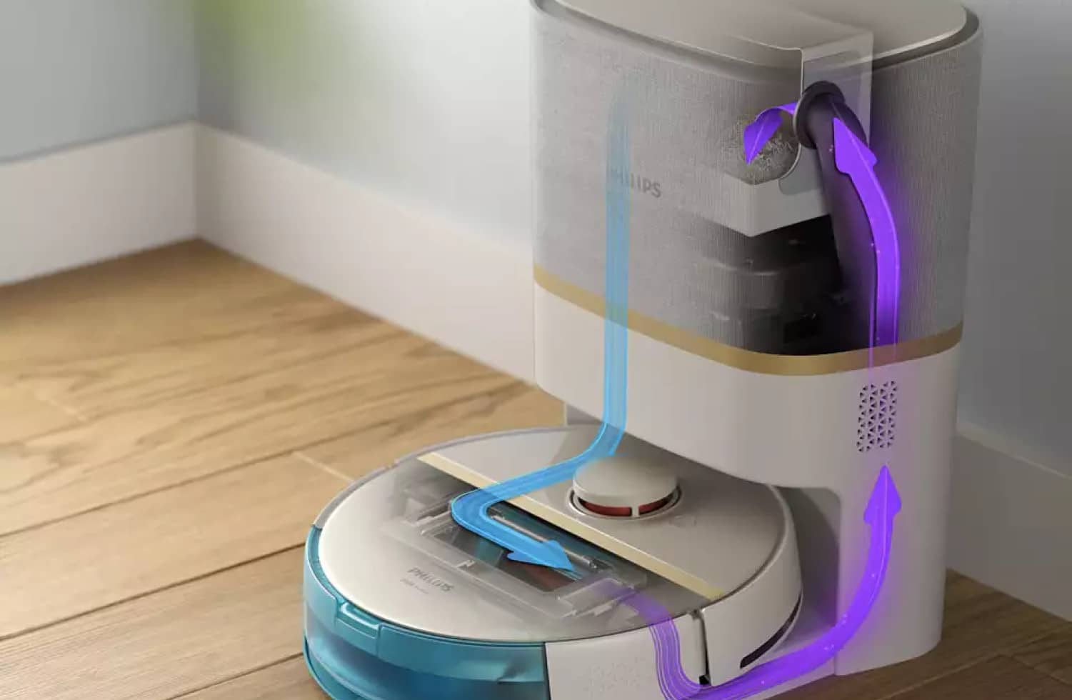 Philips HomeRun 7000 Series Aqua - Absaugstation