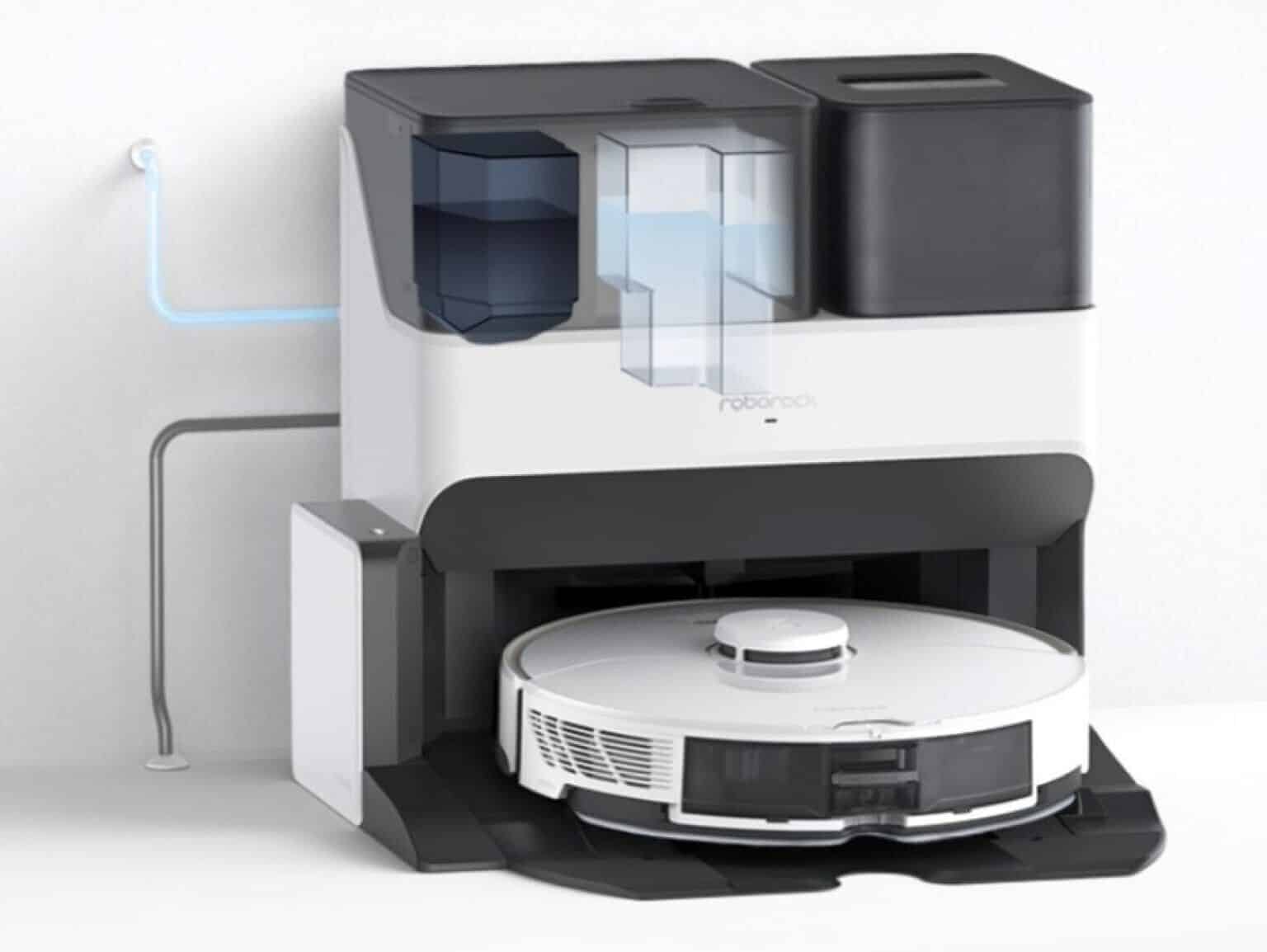 Roborock S7 Ultra Station mit Festwasseranschluss und Trockungsmodul