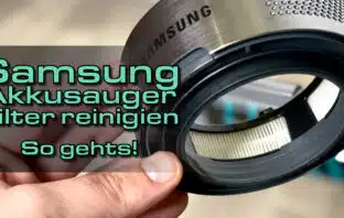 So geht das Filterreinigen bei Samsung Akkusaugern