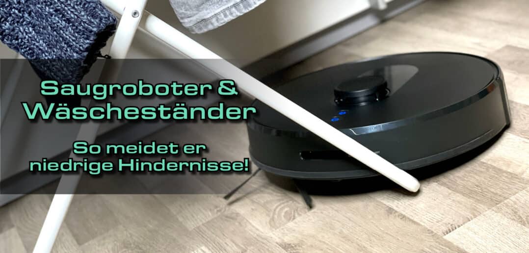 Saugroboter & Wäscheständer - So löst du das Problem!