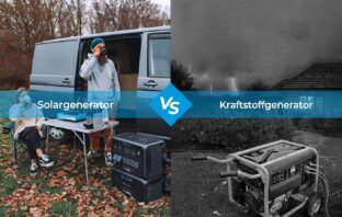 Solargeneratoren vs. Brennstoffgeneratoren