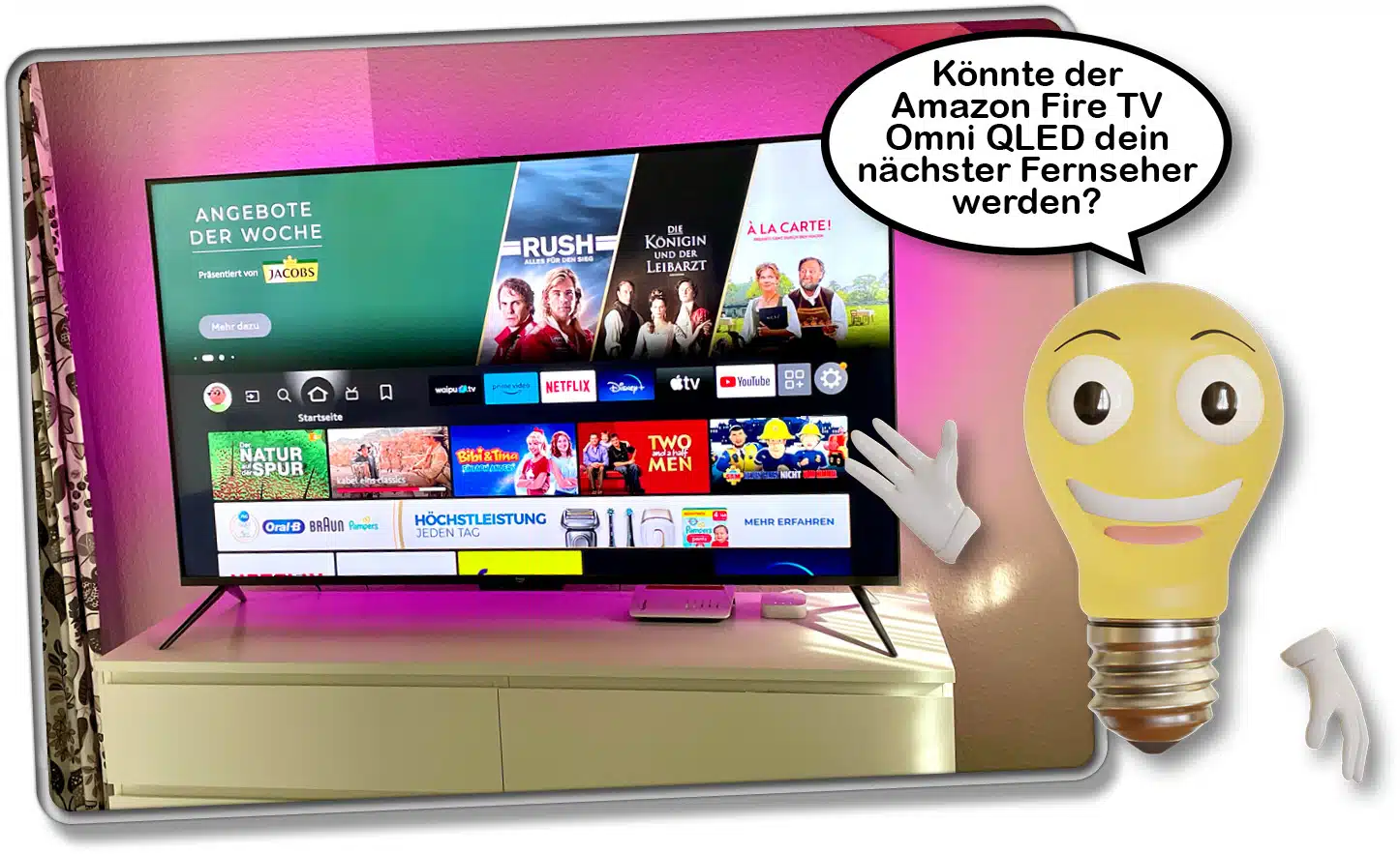 Amazon Fire TV Omni QLED 65-Zoll - Könnt er dein nächster Fernseher werden?