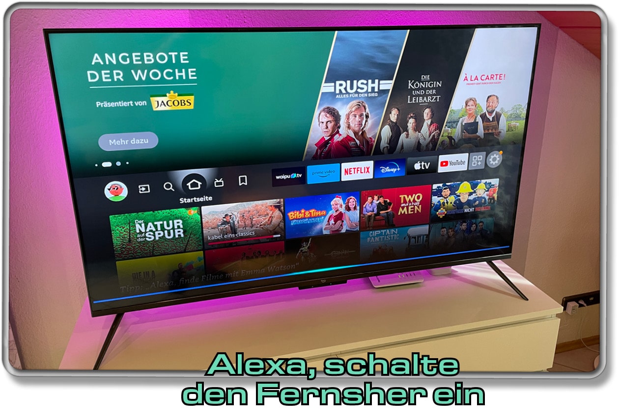 Amazon Fire TV Omni QLED 65-Zoll - Sprachsteuerung über Alexa, auch ohne Fernbedienung