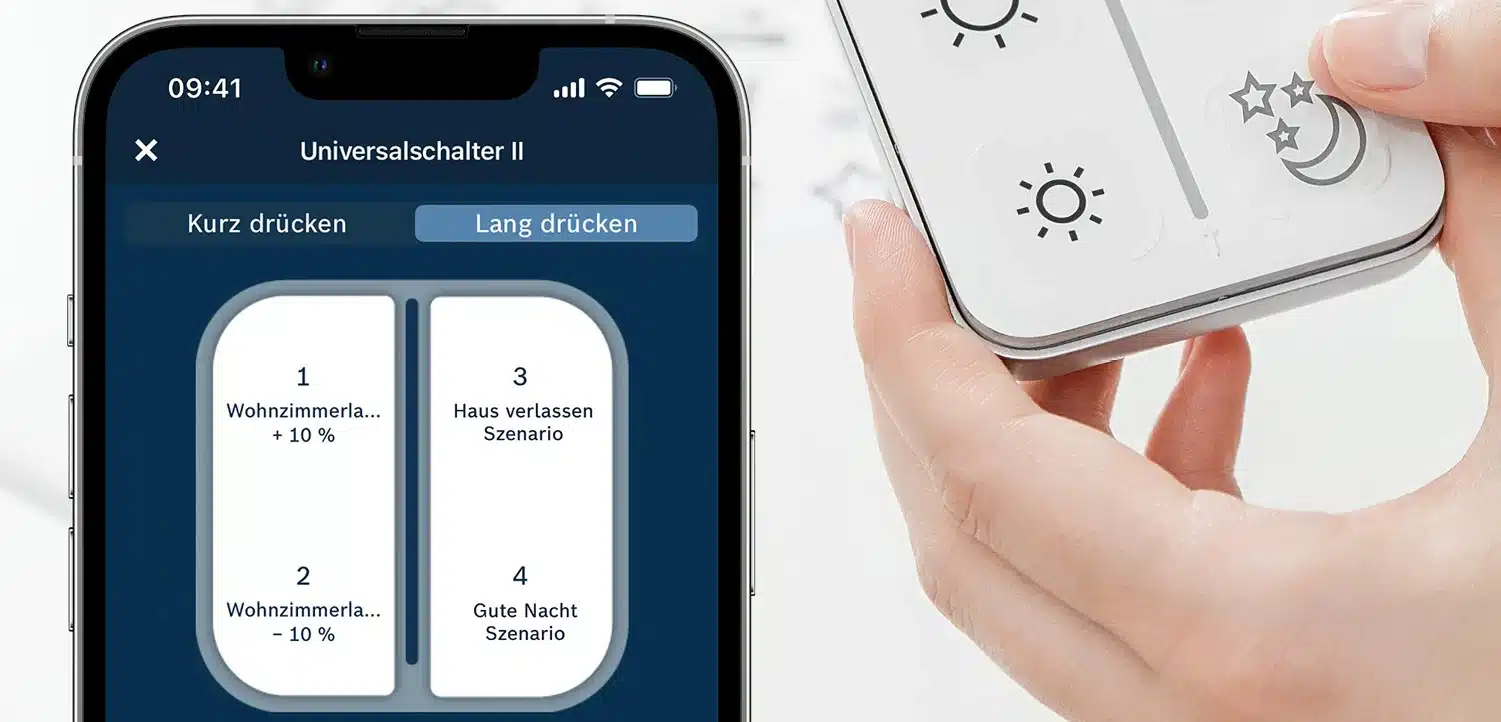 Bosch Smart Home Universalschalter II, zur einfachen Steuerung