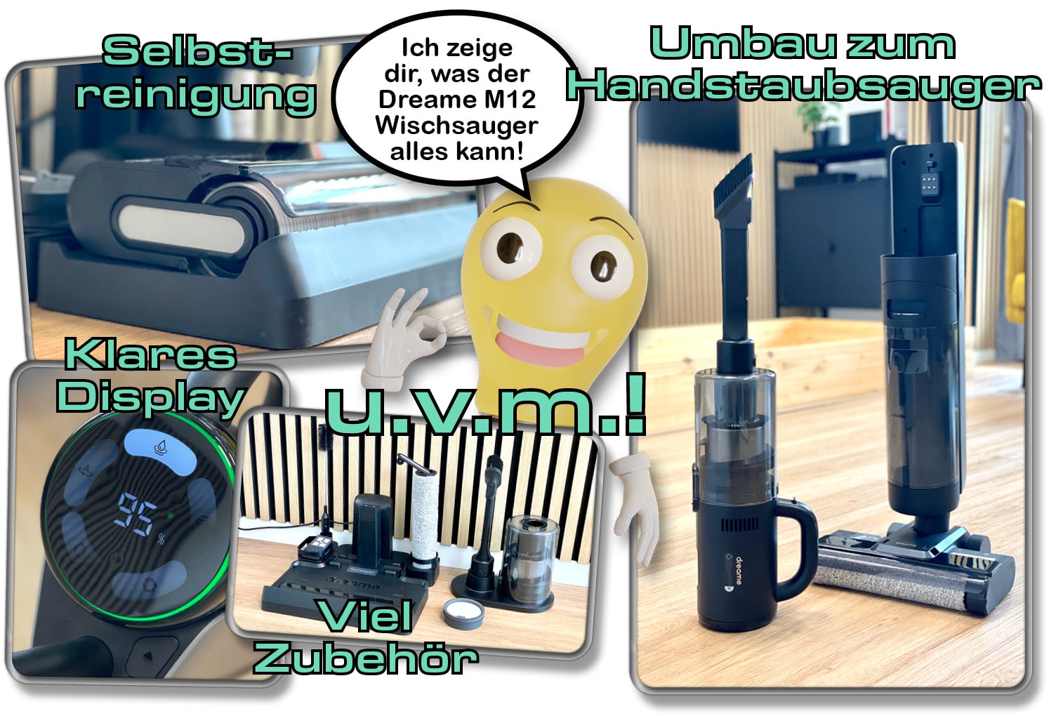Dreame M12 Wischsauger im Test - Wir zeigen dir, was der Wischsauger / Handstaubsauger wirklich kann! 