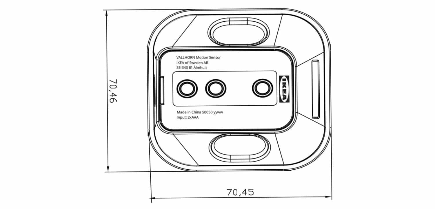 IKEA Vallhorn - Neuer Bewegungssensor bei der FCC aufgetaucht