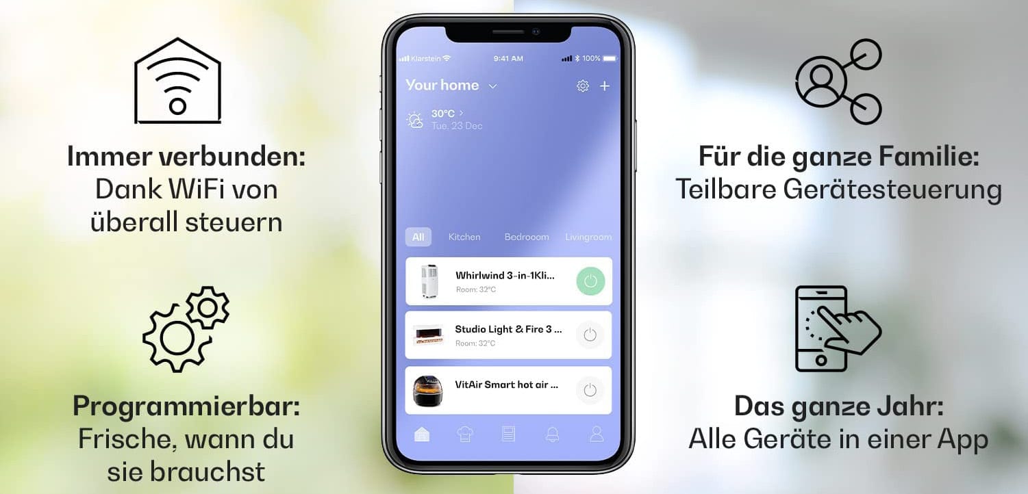 Mobile smarte Klimaanlage - Konnektivität