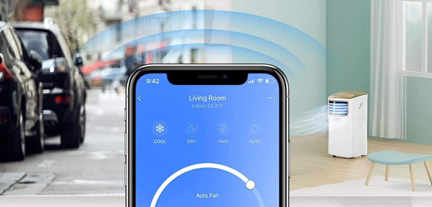 Mobile smarte Klimaanlage - Verbindung