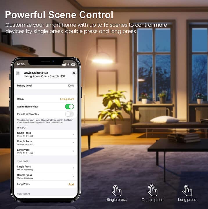Onvis HS2 - Der HomeKit- & Thread-Schalter