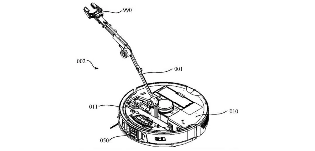 Roborock Arm - Patent des Arms