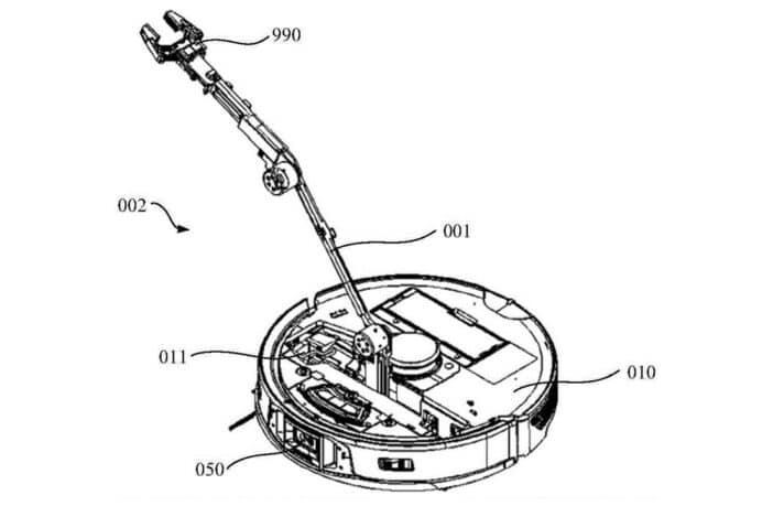 Roborock Arm - Patent des Arms