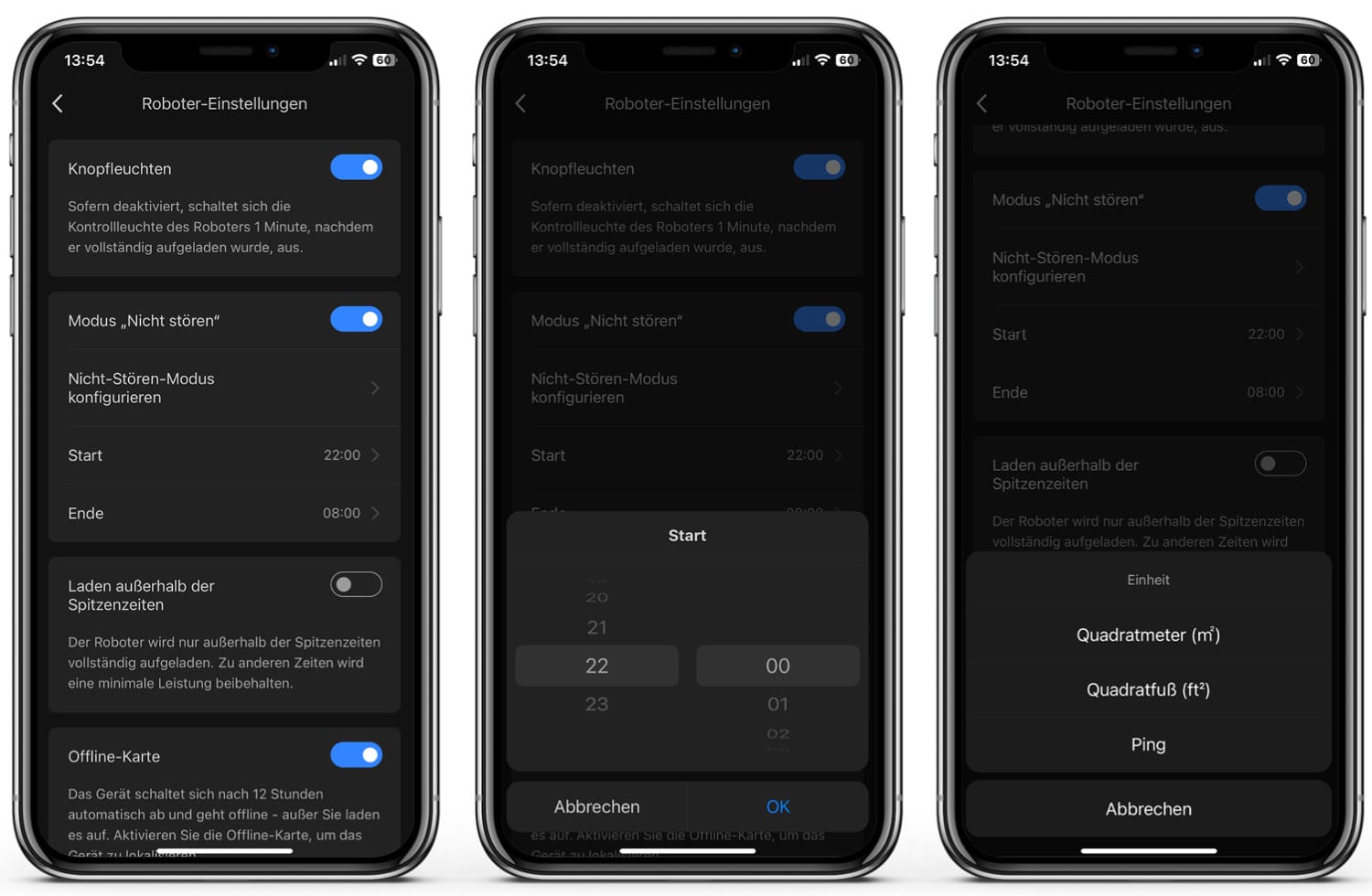 Roborock Q Revo - App - Die Robotereinstellungen