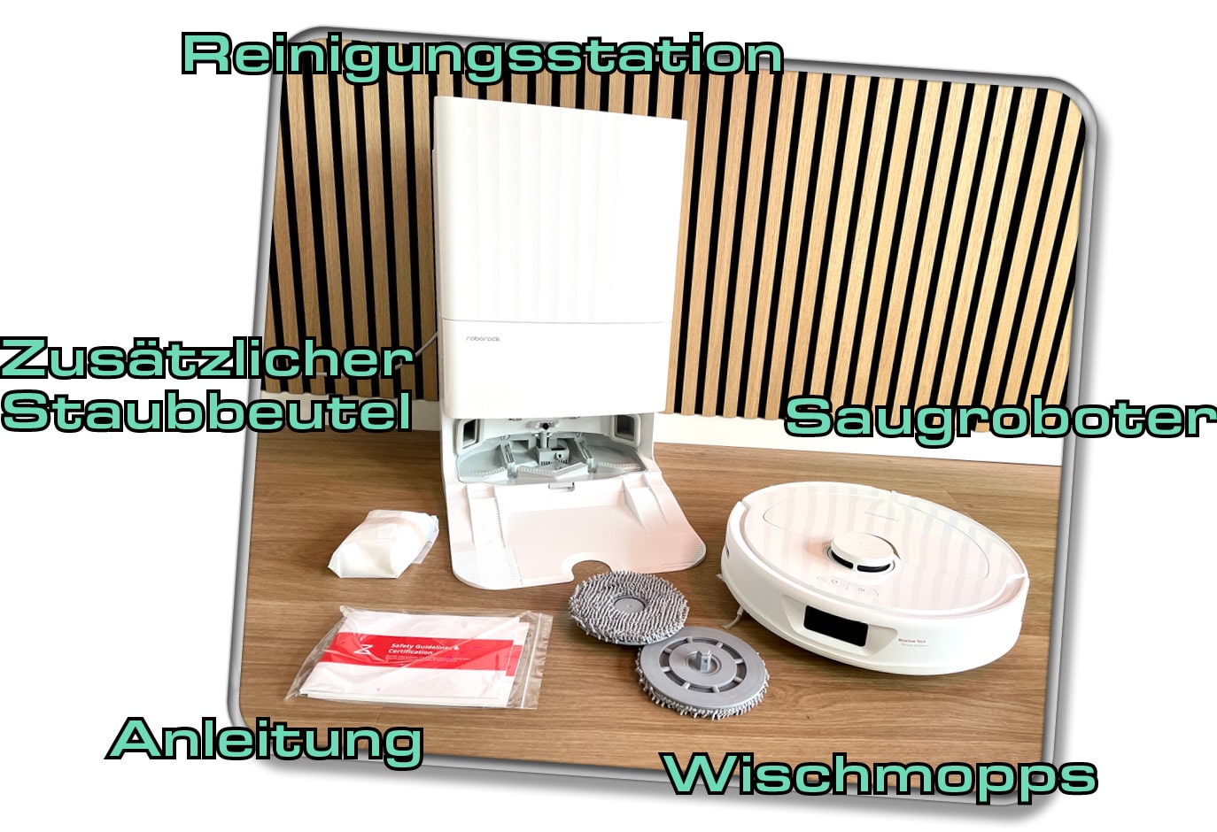 Roborock Q Revo - Das befindet sich im Lieferumfang