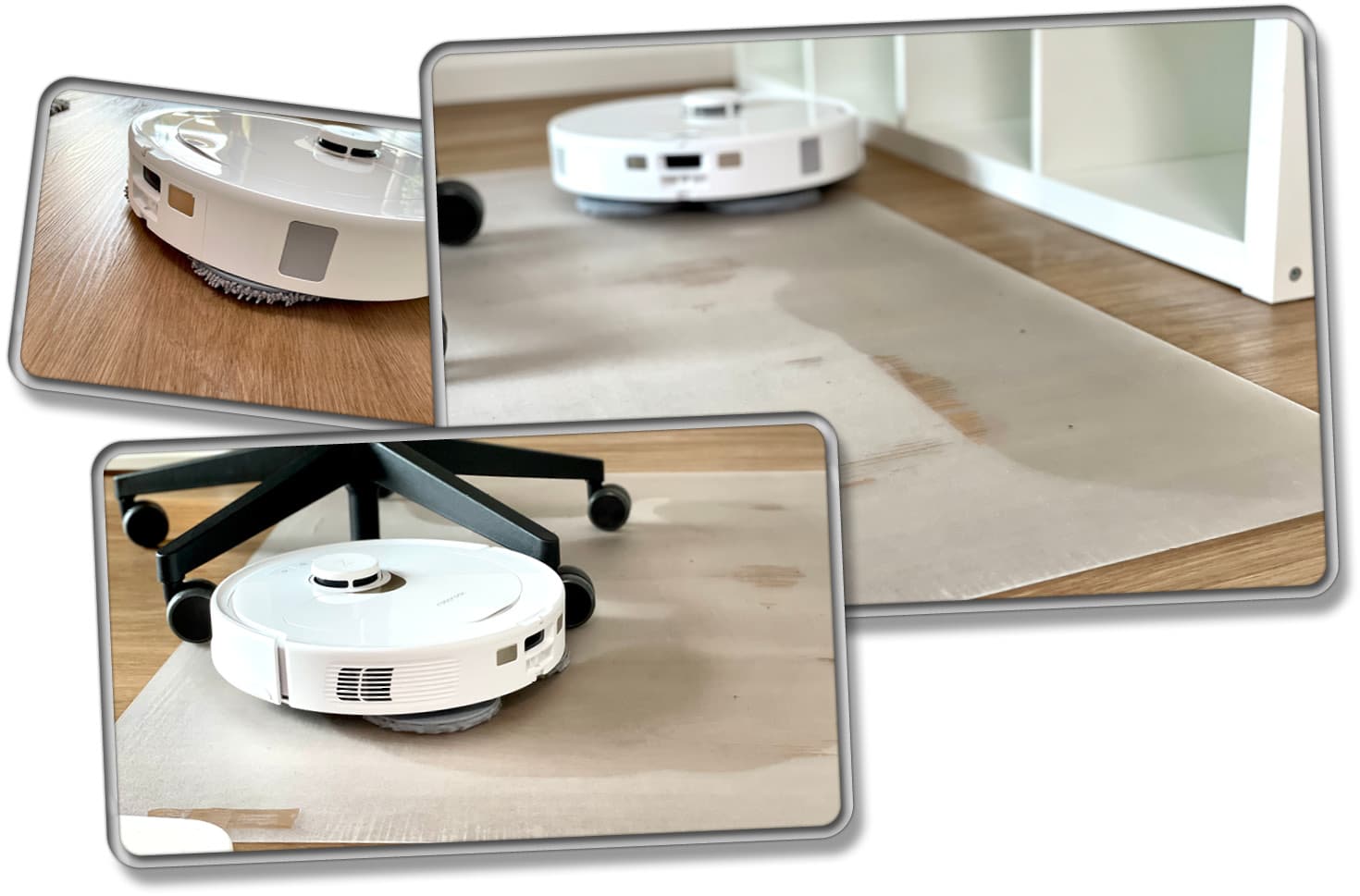 Roborock Q Revo - Er wischt den boden mit rotierenden Wischmopps