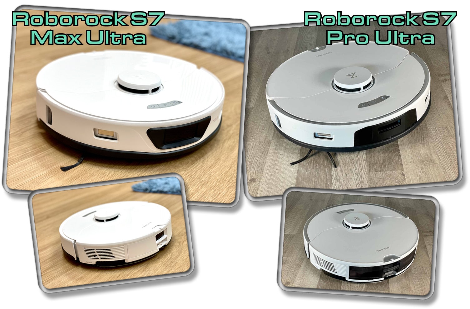 Der Roborock S7 Max Ultra und der Roborock S7 Pro Ultra im direkten Vergleich