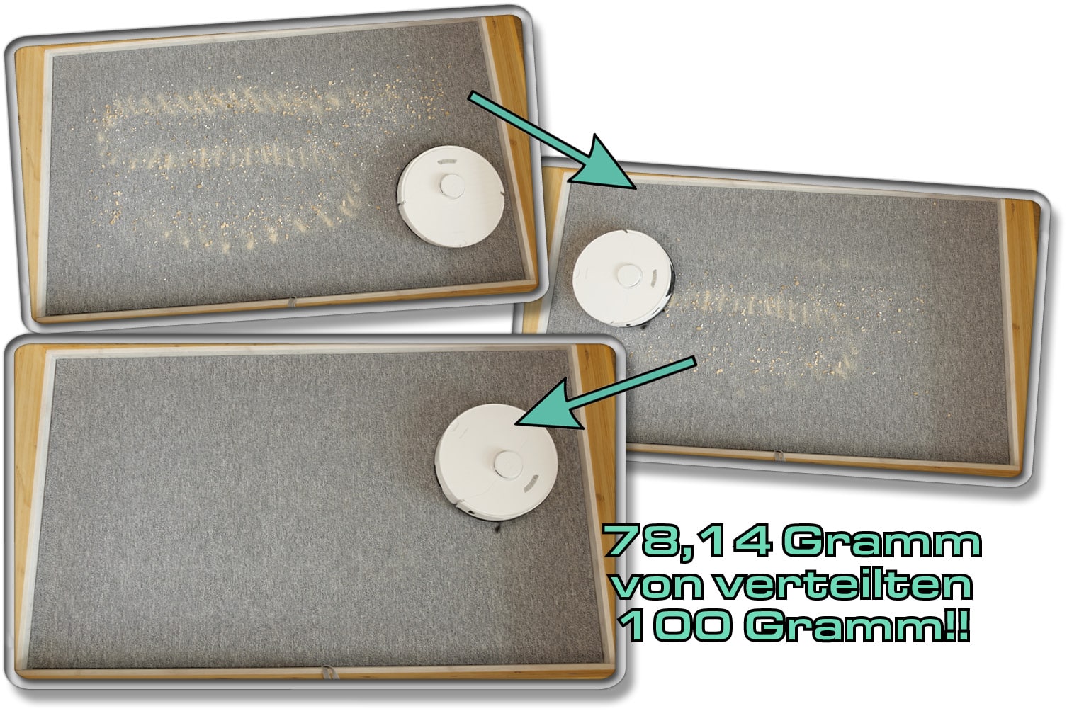 Auch auf Teppichboden hat der Roborock S7 Max Ultra im Test überzeugen können