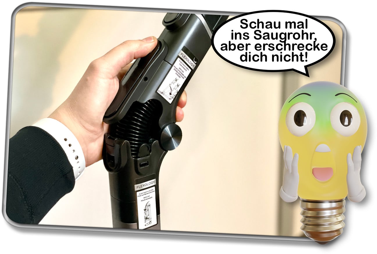 Hier drin versteckt sich der Schmutz