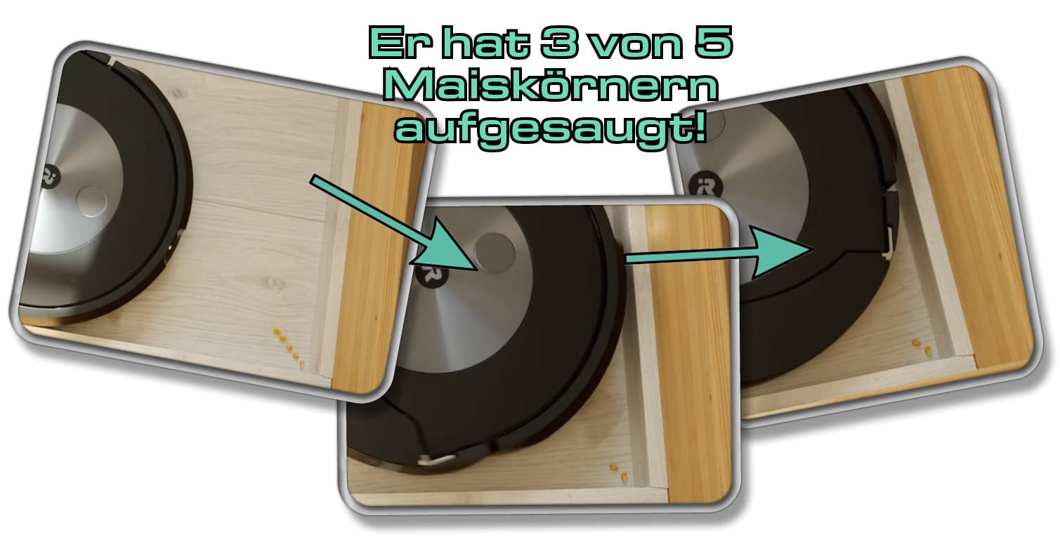 In der Eckenreinigung hat der iRobot Roomba Combo j7+ jedoch ganz gut abgeschnitten. 
