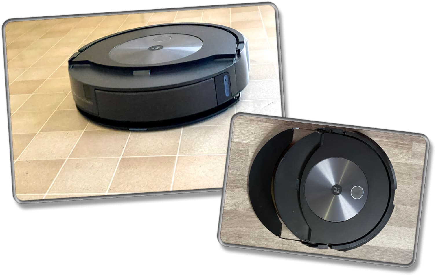 Obwohl das Wischtuch des iRobot Roomba Combo j7+ sehr klein ist, ist das Wischergebnis nicht von schlechten Eltern. 