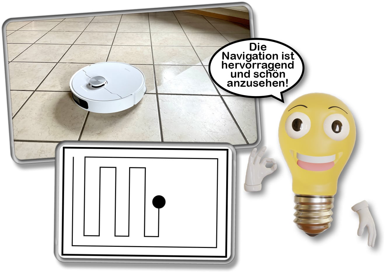 Der Dreame L10 Ultra navigiert dank Laser-Navigation intelligent