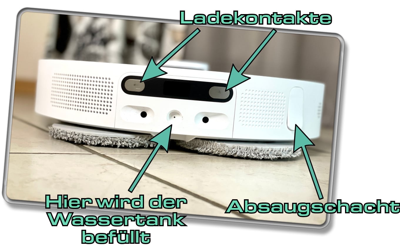 Das Heck des Dreame L10 Ultra gleicht dem des Vorgängers