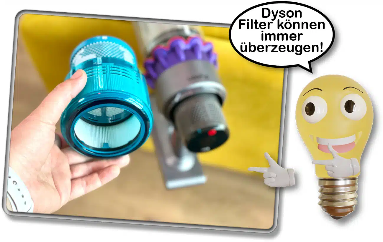 Dyson Gen5detect Absolute - Die originalen Filter von Dyson konnten bisher immer in ihrer Leistung überzeugen!