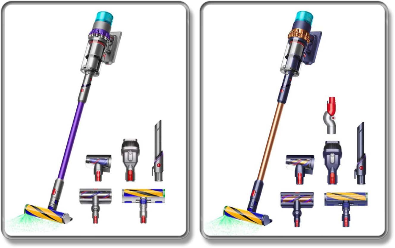 Es gibt zwei unterschiedliche Modelle, die sich lediglich in der Farbe und im Zubehör unterscheiden. Die Kosten jedoch sind gleich.