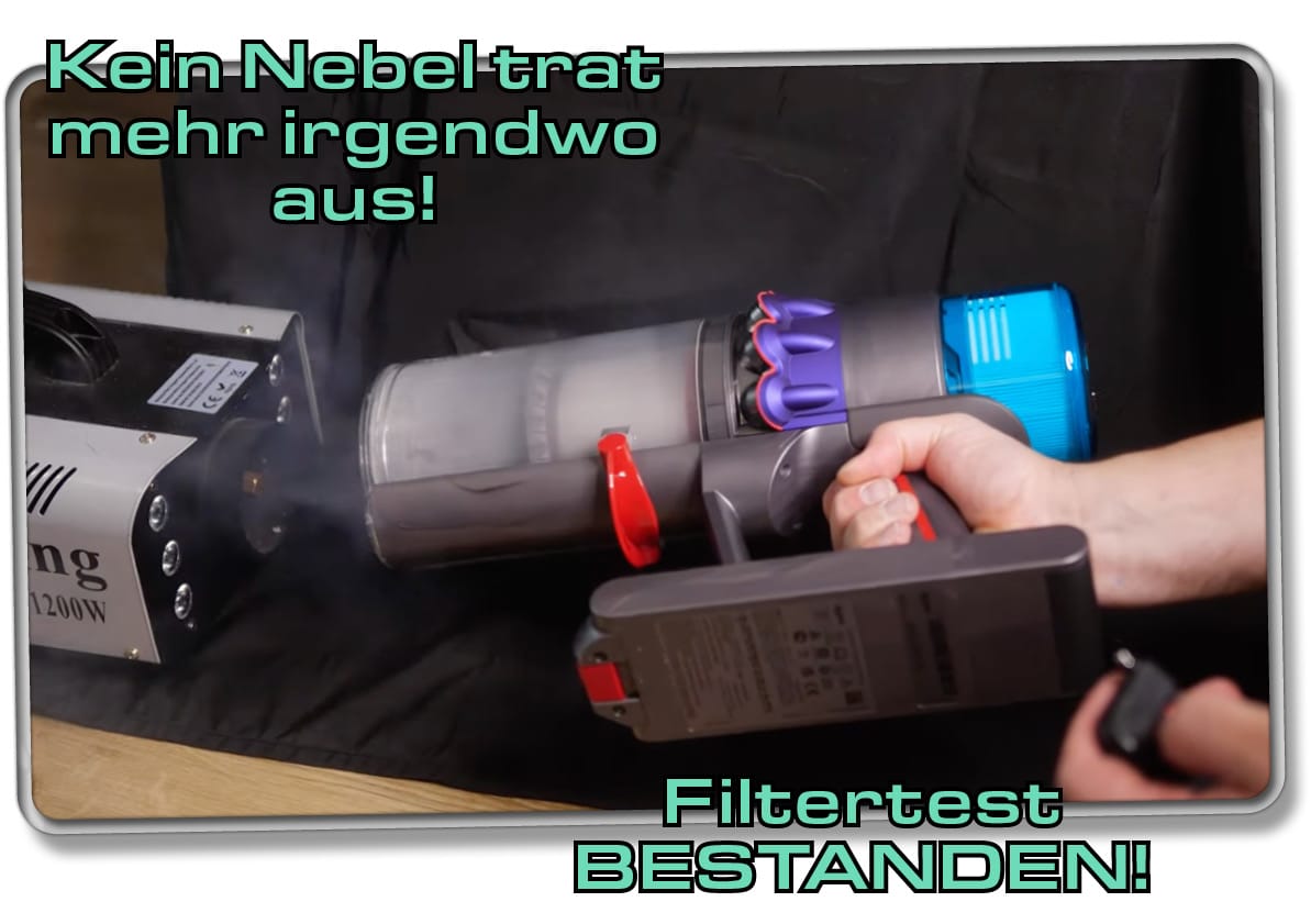 Dyson Gen5detect Absolute - Wie wir vorausschauen konnten, hat auch dieser Akkusauger von Dyson den Filtertest bestanden